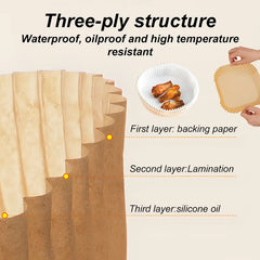 AirChef Wood Pulp Air Fryer Papers