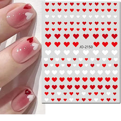 Heart Nail Decals