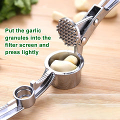 Stainless Steel Garlic Press