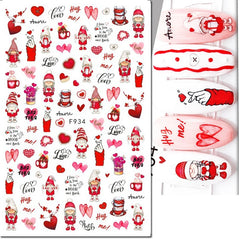 Heart Nail Decals