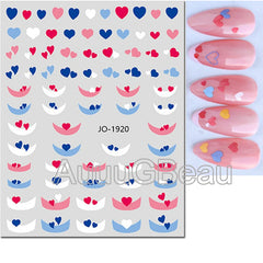 Heart Nail Decals