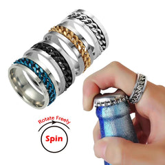 Rotatable Titanium Steel Ring