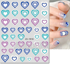 Heart Nail Decals