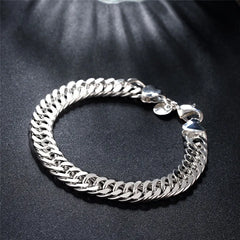 Solid Cuban Chain Bracelet