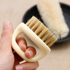 Horse Bristle Barber Brush