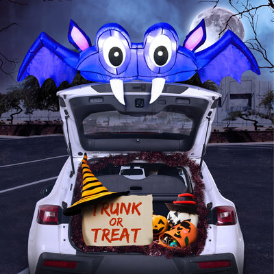 6 FT Halloween Inflatable Bat Decoration with Built-In LED Light 