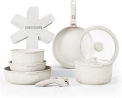 Elevate Your Culinary Skills with Our Innovative Cookware Set - Removable Handle & Oven Safe for All Your Kitchen Needs! 🍳✨