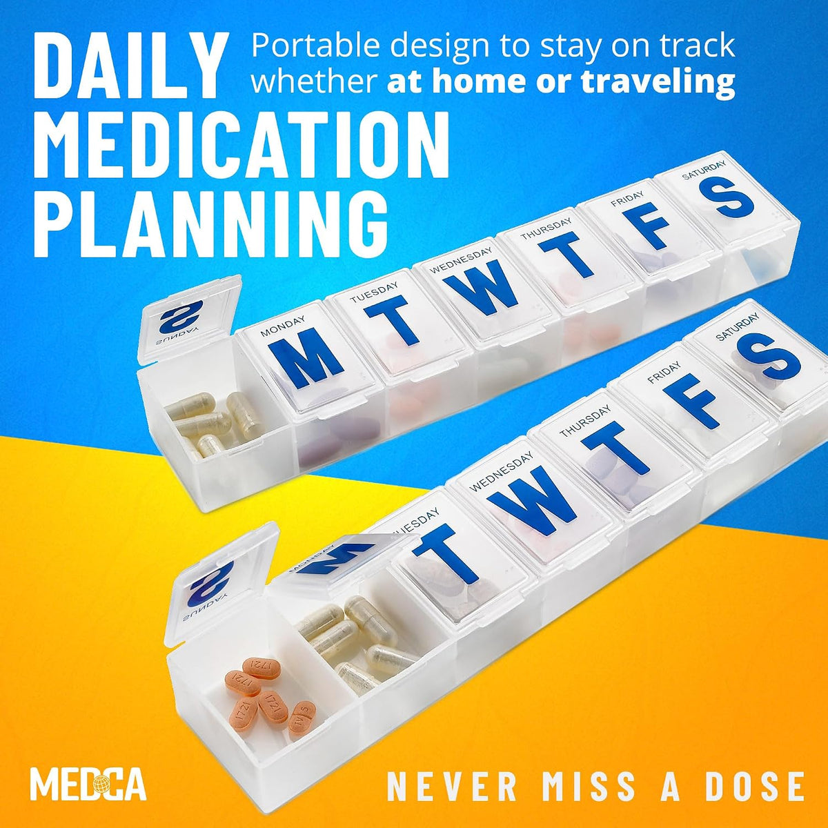 MOOD 7-Day Weekly Organizer XL