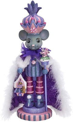 Kurt S. Adler Hollywood Sugar Plum Mouse King Nutcracker, Multi-Colored, 15 Inches