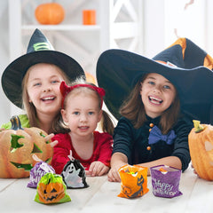 72-Pack Halloween Treat Bags for Favors and Trick-or-Treating