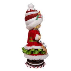 Kurt Adler 14-Inch Mrs. Claus Gingerbread Nutcracker Figurine