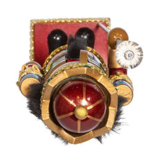 Kurt Adler Regal African American King Wooden Nutcracker, 15” Tall