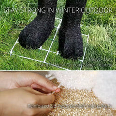 61-Inch Outdoor Nutcracker Yard Decoration with Warm White LED Lighting