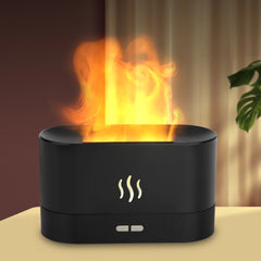 "Transform your space with this 3D USB Flame Air Humidifier and Essential Oil Diffuser! 🌈✨ Perfect for home, office, spa, and gym use. #aromatherapy #selfcare"