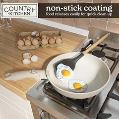 Elevate Your Culinary Skills with Our Innovative Cookware Set - Removable Handle & Oven Safe for All Your Kitchen Needs! 🍳✨