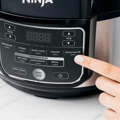 Revolutionize Your Kitchen with the Ninja Foodi 9-in-1 Pressure Cooker & Air Fryer - 5 Quarts of Culinary Magic in Stainless Steel!