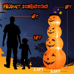 "Spooky 8 Ft Halloween Inflatable with LED Lights - Perfect for Indoor and Outdoor Halloween Decor! 🎃🧙‍♀️👻 #HalloweenDecor #InflatableDecor"