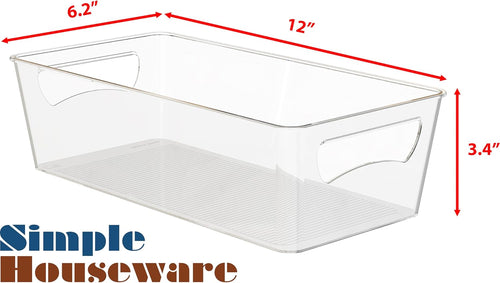 MOOD Clear Fridge Organizer Bin