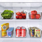 MOOD Clear Fridge Organizer Bin