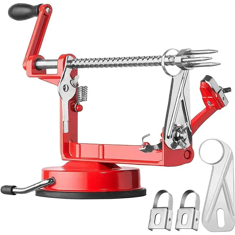 Apple Peeler/Slicer/Corer, Stainless Steel Blades, Powerful Suction Base