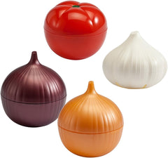Keep Your Food Fresh and Fun with Our Colorful Set of 4 Food Savers!