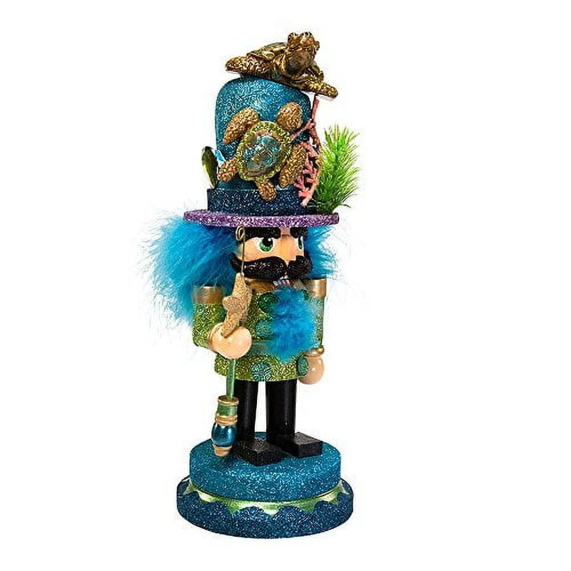 Hollywood Nutcracker Featuring Sea Turtle Hat, 11 Inches