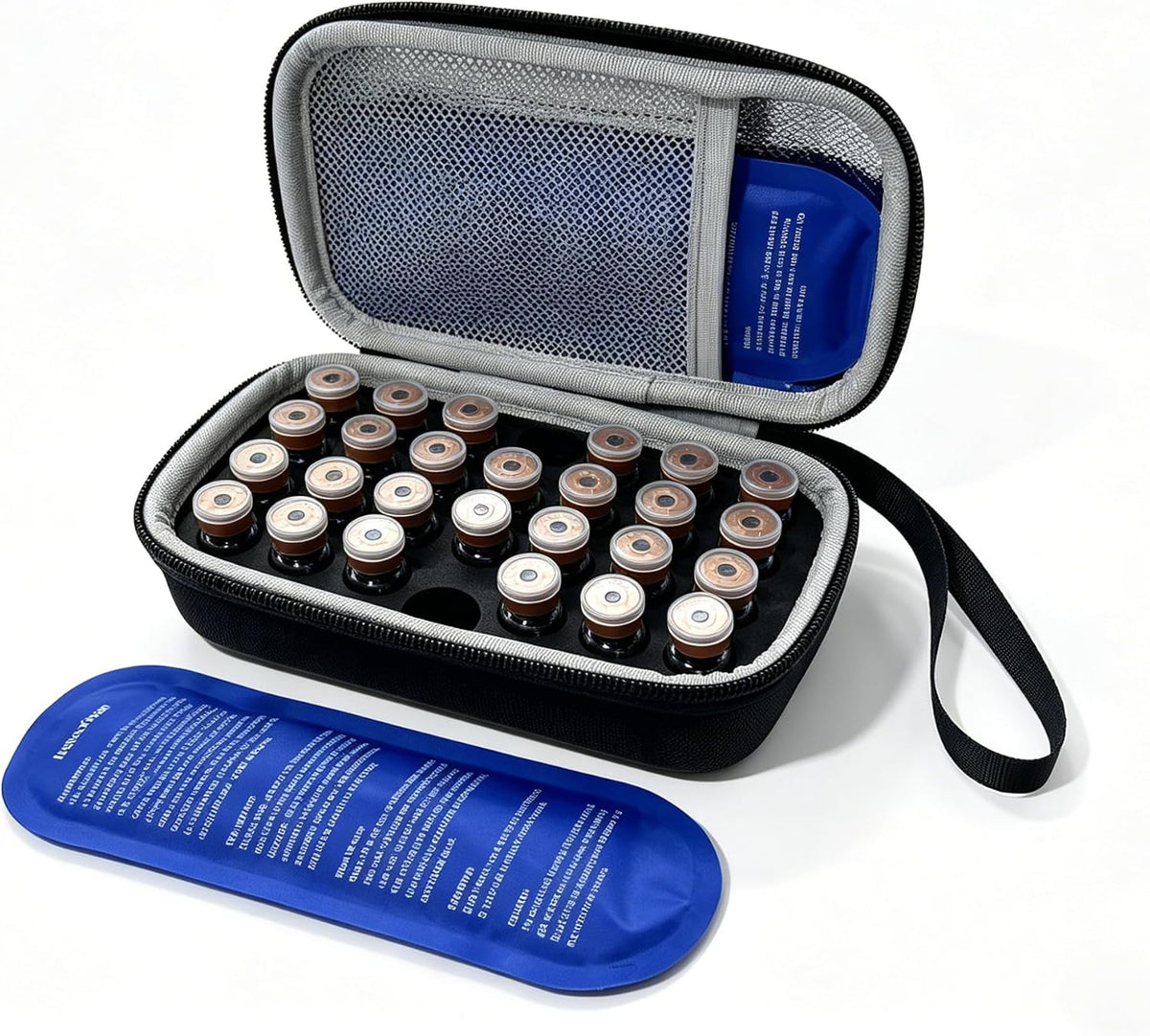MOOD Insulated Vial Travel Case – Black
