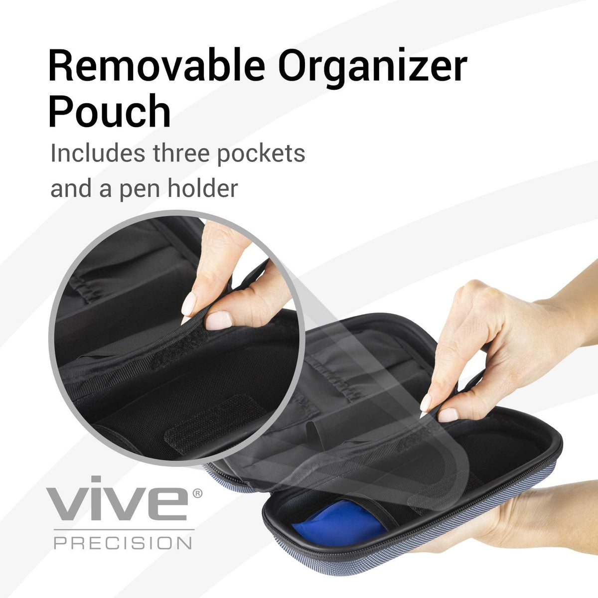 MOOD Cooling Travel Case with Thermometer – Gray