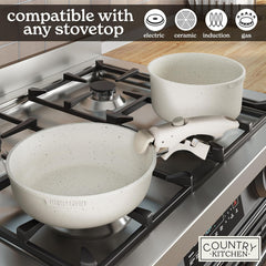 Elevate Your Culinary Skills with Our Innovative Cookware Set - Removable Handle & Oven Safe for All Your Kitchen Needs! 🍳✨