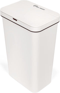 Touchless Trash Can,  White 50L