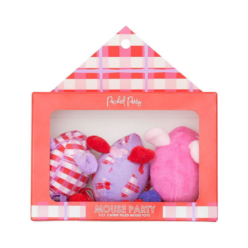 Valentines Day Mouse Party 3Pk