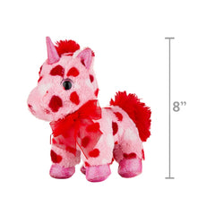 Valentine's Day Pink Plush Unicorn 