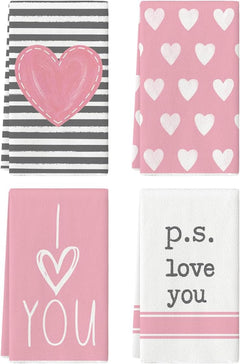 Valentine Dish Towels