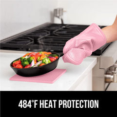 Silicone Oven Mitt and Trivets Set