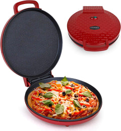 Pizza Maker - 12” Indoor Grill/Griddle, Red