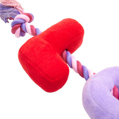 Plush LOVE Rope Toy