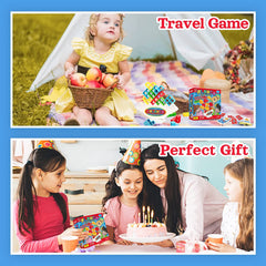 Board Games for Kids & Adults Tetra Tower Balance Stacking Toys Perfect for Family Games, Parties, Travel