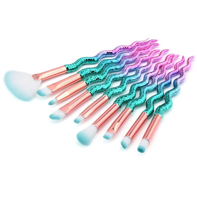 10 pcs makeup brushes set