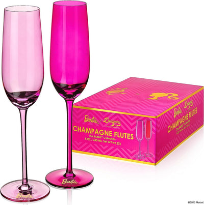 Champagne Flutes, 8 Oz Capacity, Set of 2